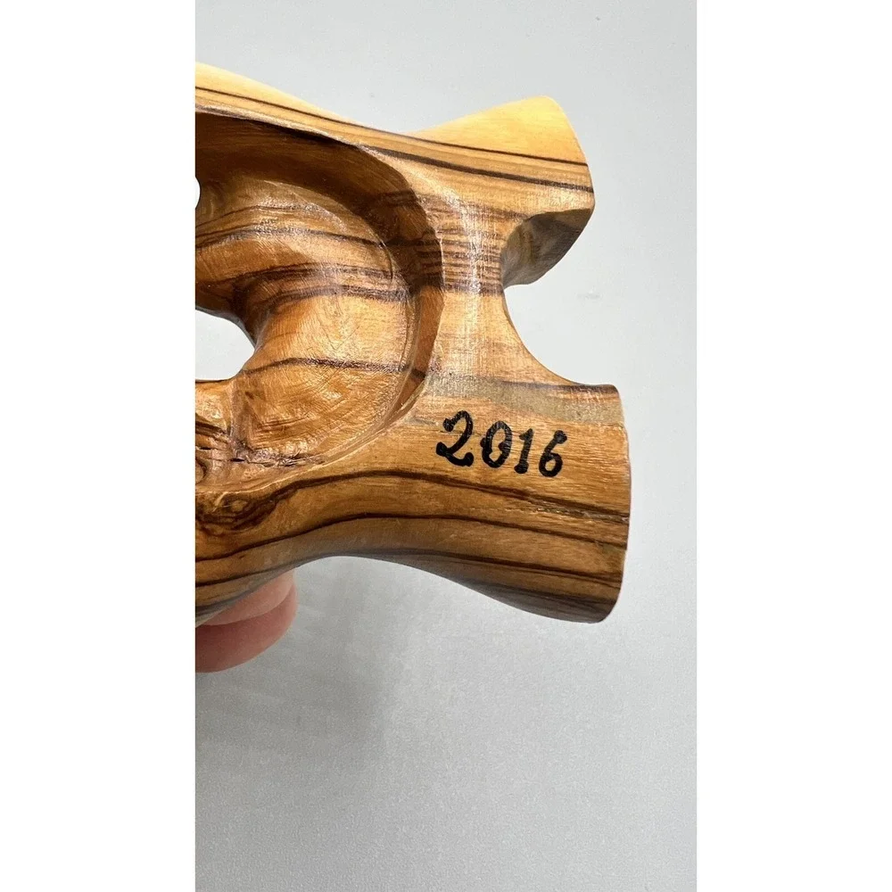 Holy Family Star Olive Wood Hand Carved‎ Figurine Nativity Scene Holy Land 2016
